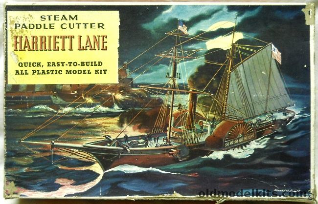Pyro 1/124 Steam Paddle Cutter Harriett Lane American Civil War - Civil War Blockade Runner (Cutter Lavinia), 249 plastic model kit